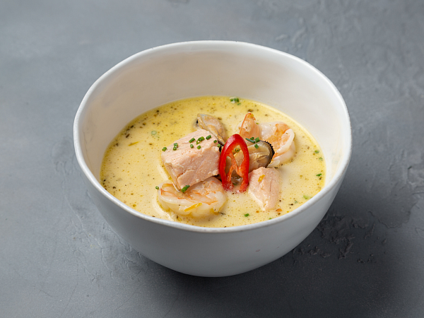 Суп с морепродуктами